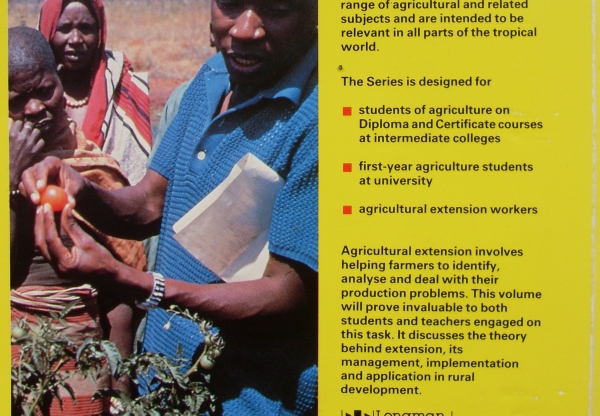 Agricultural extension, then and now